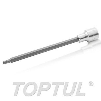 Hex Bit Sockets - 180mml (Satin Chrome Finished)