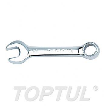Midget Combination Wrench 15° Offset - SAE (Mirror Polished)