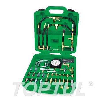 81PCS Gasoline Engine Fuel Injection Pressure Tester Kit