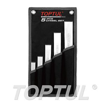 5PCS Ribbed Flat Chisel Set