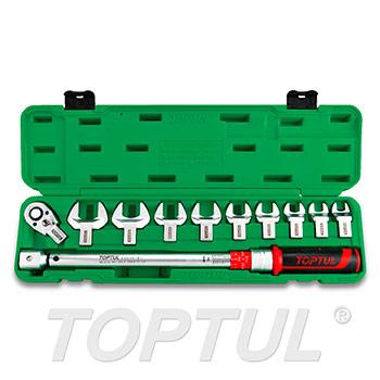 11PCS 1/2" DR. Interchangeable Head Torque Wrench Set
