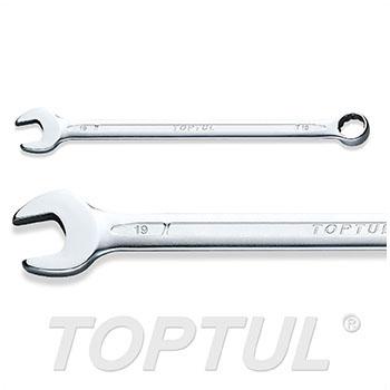 Extra Long Combination Wrench 15° Offset - METRIC (Satin Chrome Finished)