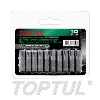 5/16" Hex Shank Star Tamperproof Insert Bits (10PCS / 9PCS)