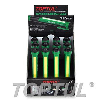 12PCS 5W COB LED Pen Light Set W/Display Box