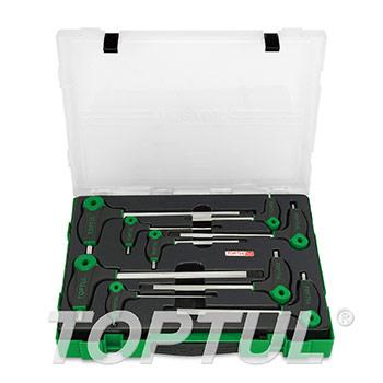 9PCS L-Type Two Way Ball Point & Hex Key Wrench Set