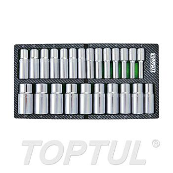 24PCS 1/2" DR. Flank Deep Socket Set