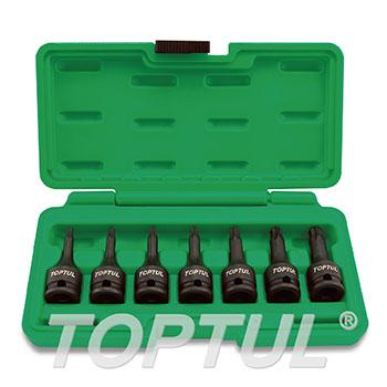 7PCS 3/8" DR. Star Bit Impact Socket Set