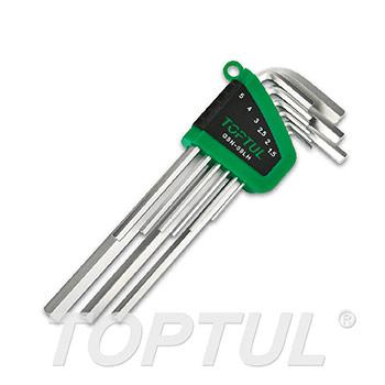 9PCS Long Type Hex Key Wrench Set