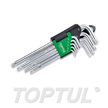 9PCS Long Type Star Tamperproof Key Wrench Set