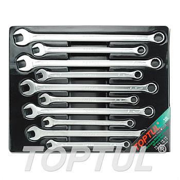 15° Offset Extra Long Combination Wrench Set - TRAY