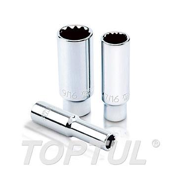 3/8" DR. 12PT Deep Sockets - SAE