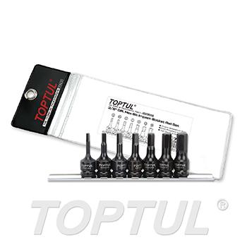 7PCS 3/8" DR. Hex Bit Impact Socket Rail Set