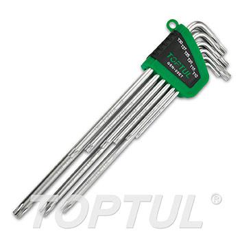 9PCS Extra Long Type Star Tamperproof Key Wrench Set
