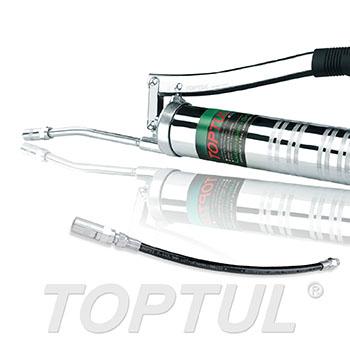 Lubrication - Grease Gun (Lever Type) - W/ 6" Rigid Tube & 12" Flexible Hose