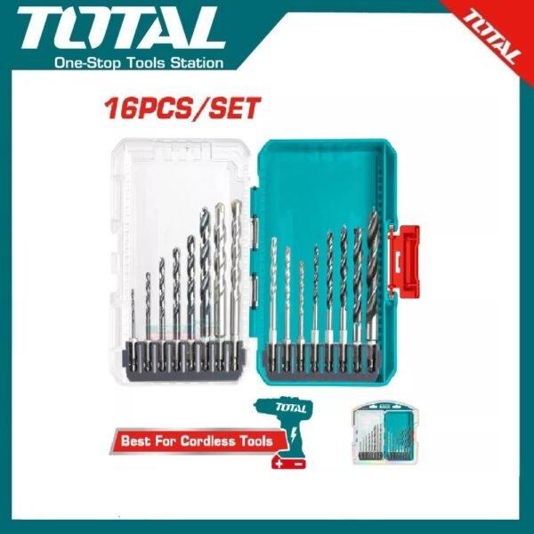 16Pcs Metal,Multifunction Drill & Wood Drill Bits Set TACSDL11606