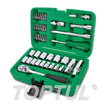 45PCS Professional Grade 3/8" DR. Flank Socket Set