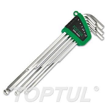9PCS Extra Long Type Ball Point Hex Key Wrench Set