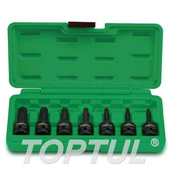 7PCS 1/2" DR. Star Bit Impact Socket Set