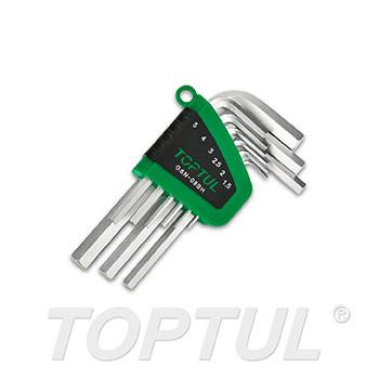9PCS Short Type Hex Key Wrench Set