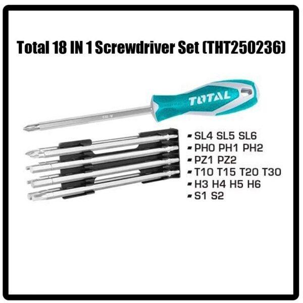 18 IN 1 Screwdriver set THT250236