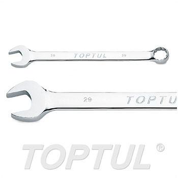Long Combination Wrench 15° Offset - METRIC (Mirror Polished)