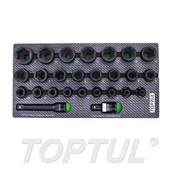 26PCS 1/2" DR. Impact Socket Set