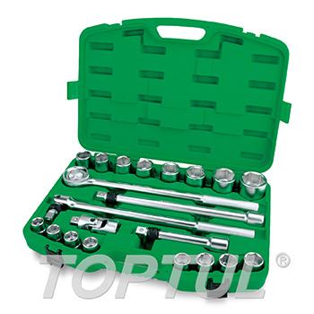 21PCS Professional Grade 3/4" DR. Flank Socket Set