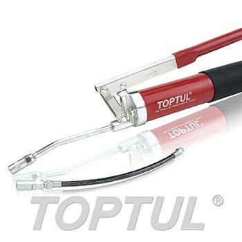 Lever Type Grease Gun (Variable Stroke) - W/ 6" Rigid Tube & 12" Flexible Hose