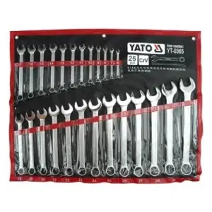 YATO YT-0365 TOOL SET 25PCS WRENCH COMBINATION SPANNER SET