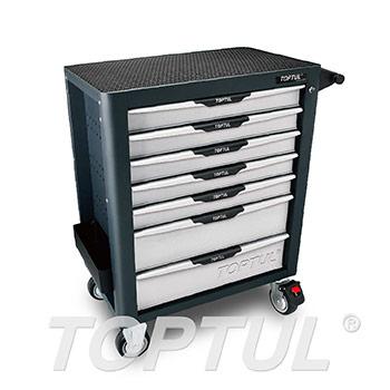 7-Drawer Mobile Tool Trolley - PRO-PLUS SERIES - GRAY - MATTE FINISH