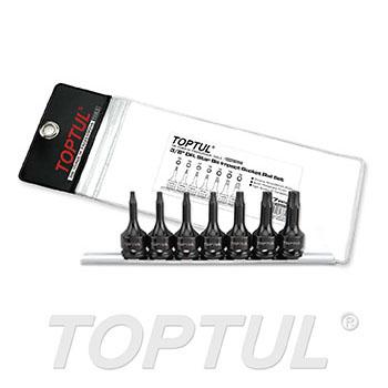 7PCS 3/8" DR. Star Bit Impact Socket Rail Set