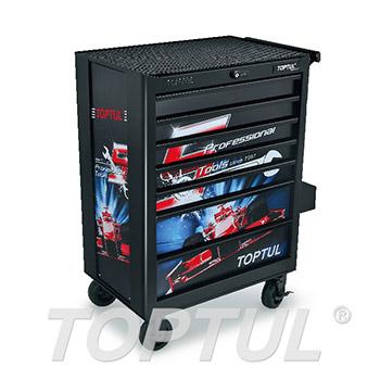 7-Drawer Mobile Tool Trolley - Special Limited Edition - BLACK