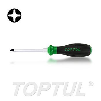 Pro-Plus Series Go-Thru Phillips Screwdrivers (Hexagon Steel & Bolster)