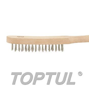 3 Row Stainless Steel Wire Scratch Brush