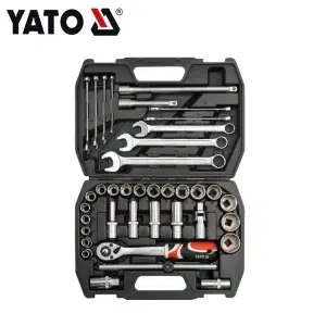 YATO YT-3876 HAND TOOLS PROFESSION CAR REPAIRS HEAVY DUTY SOCKETY WRENCH SET 1/2