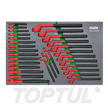 30PCS VDE Insulated Single Ring Wrench 75° Offset & Single Open End Wrench Set