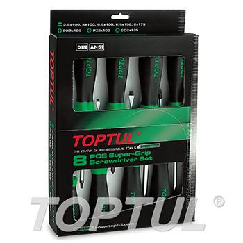 8PCS Super-Grip Screwdriver Set