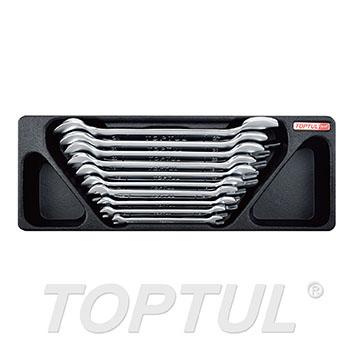 10PCS - Double Open End Wrench Set (METRIC)