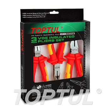 3PCS VDE Insulated Pliers Set