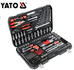 YATO YT-38941 HAND TOOLS SOCKET SET ENGINEER AUTO MAINTENANCE COMPREHENSIVE SET SOCKET SET 1/4