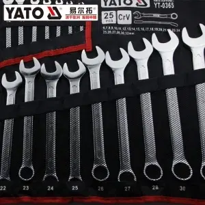 Professional Tool Set 25Pcs Wrench Combination Spanner Set