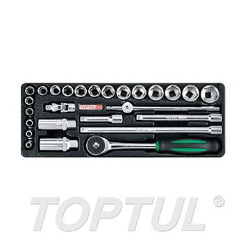 26PCS - 3/8" DR. Flank Socket Set