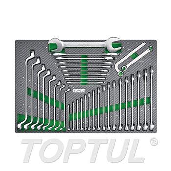 37PCS - Combination, Double Open End & Double Ring Wrench Set