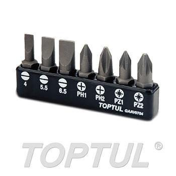 7PCS 1/4" (H) Screwdriver Bit Set