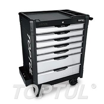 7-Drawer Mobile Tool Trolley - BUMPER SERIES