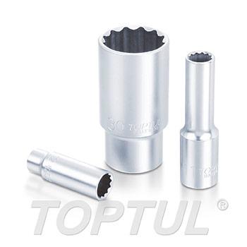3/8" DR. 12PT Deep Sockets - METRIC